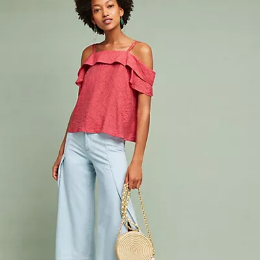 Anthropologie Maeve madalay blouse sz medium top